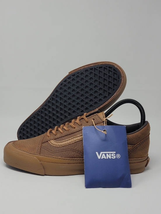 Vans Other - Vans Premium Old Skool Shoe Lifestyle Icon Leather Sneakers Men's Size 8 New